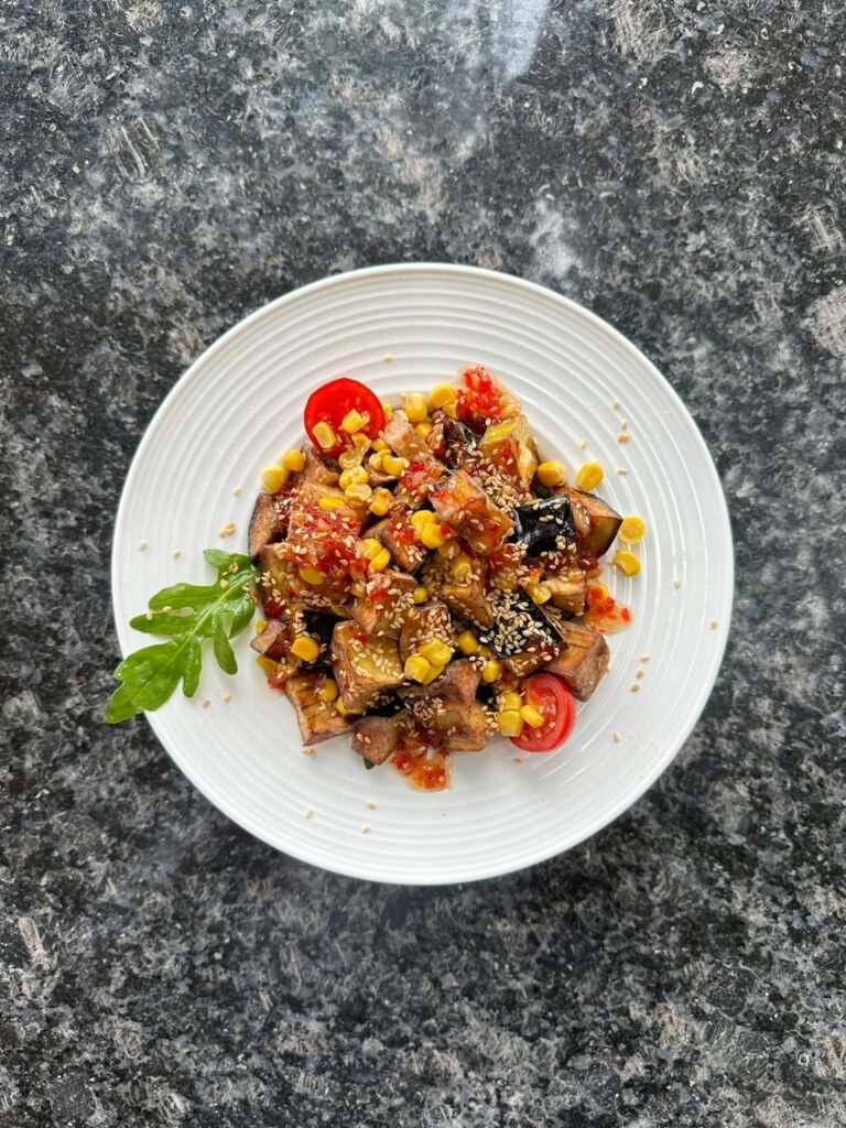 Çıtır Patlıcan Salatası / Хрустящие баклажаны