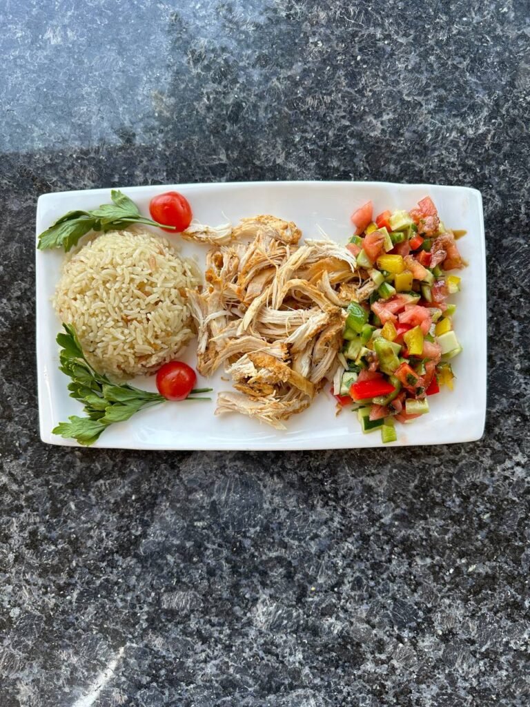 Tavuklu Pilav / Панированная курица с рисом